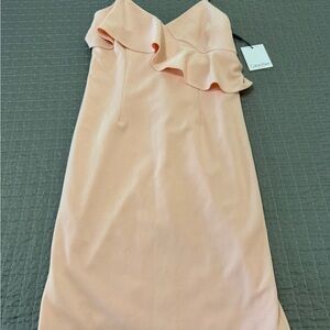 Calvin Klein Spaghetti Strap Peach Dress